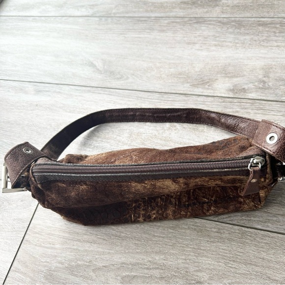 The Trend Italian Leather Animal Skin Mini Duffel Bag - Picture 9 of 16